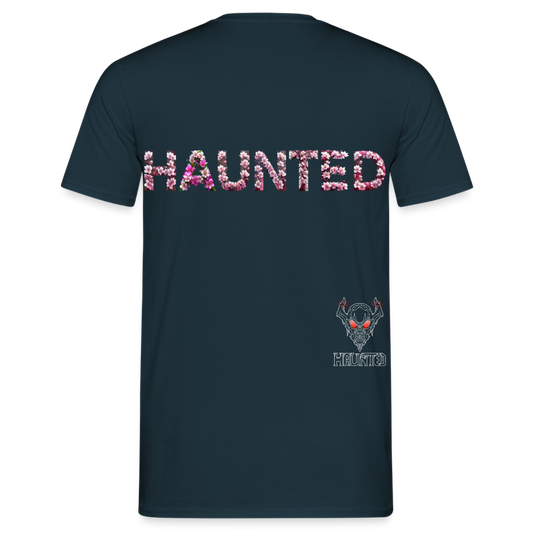 Men T-Shirt Blossom Ghost Mist - Navy