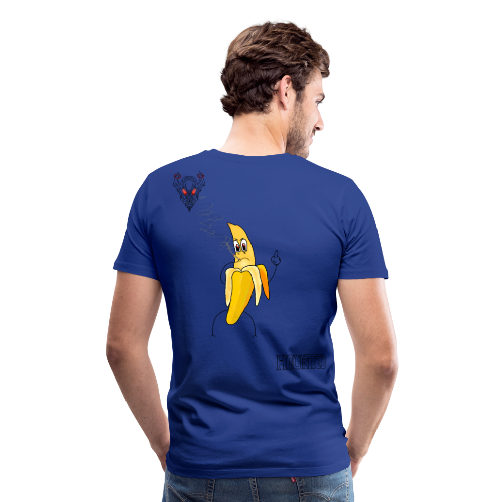 Man T-Shirt Pissed Bananna - Königsblau