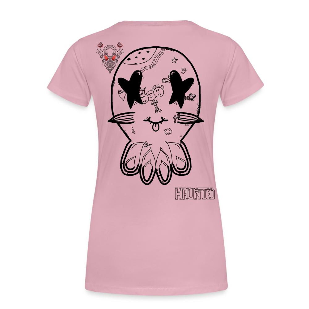 Woman T-Shirt  Ghost Doodle Dark - Hellrosa