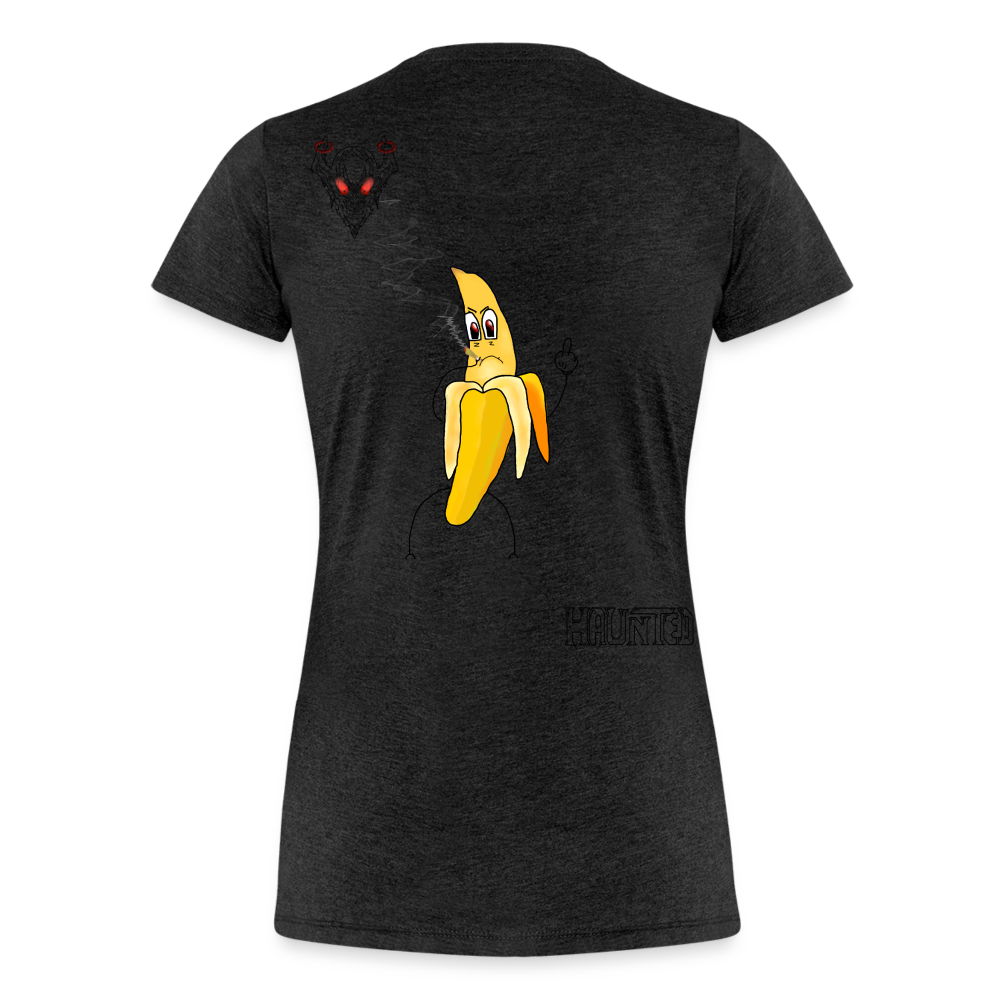 Woman T-Shirt Pissed Bananna - Anthrazit