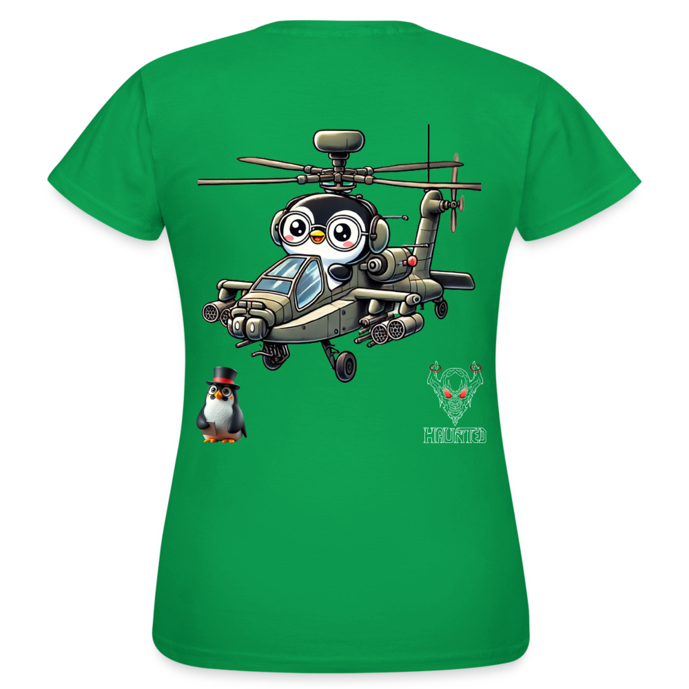 Women T-Shirt KasPenguin in Apache - Kelly Green