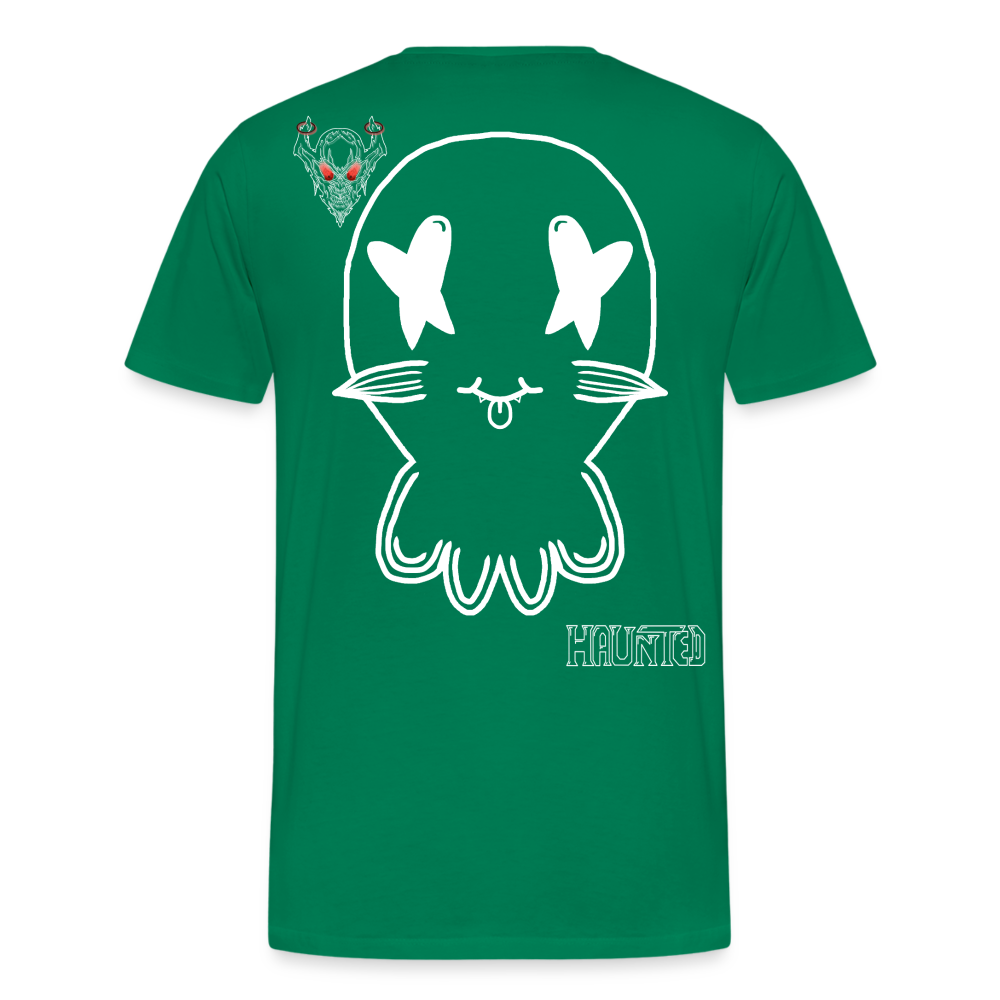 Man T-Shirt Ghost No Doodle Light - Kelly Green