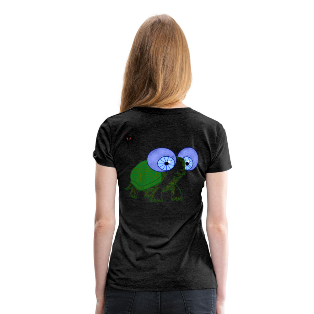 Woman T-Shirt Turtle - Anthrazit