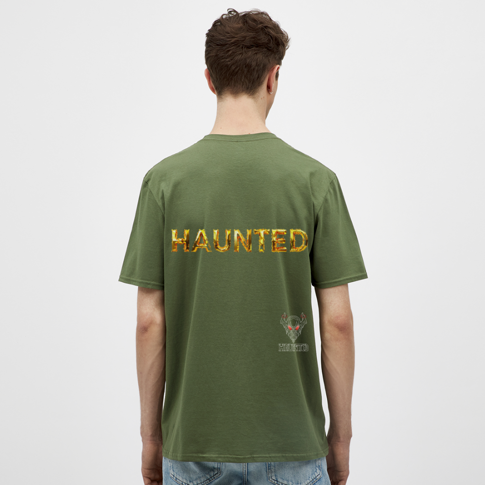 Men T-Shirt Molten Gold Luxe - Militärgrün