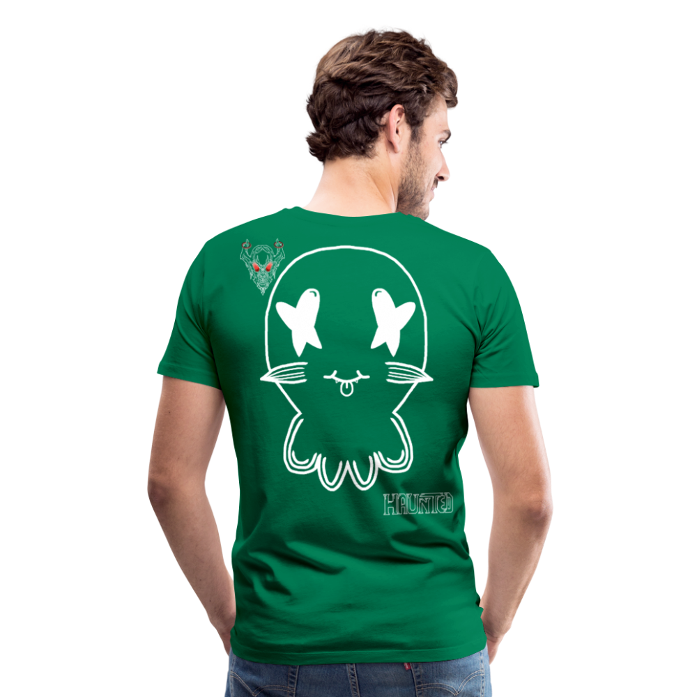 Man T-Shirt Ghost No Doodle Light - Kelly Green