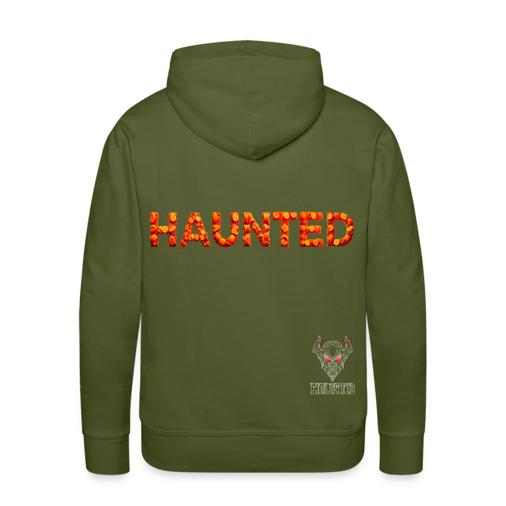 Men Hoodie Citrus Burst Zest - Olivgrün