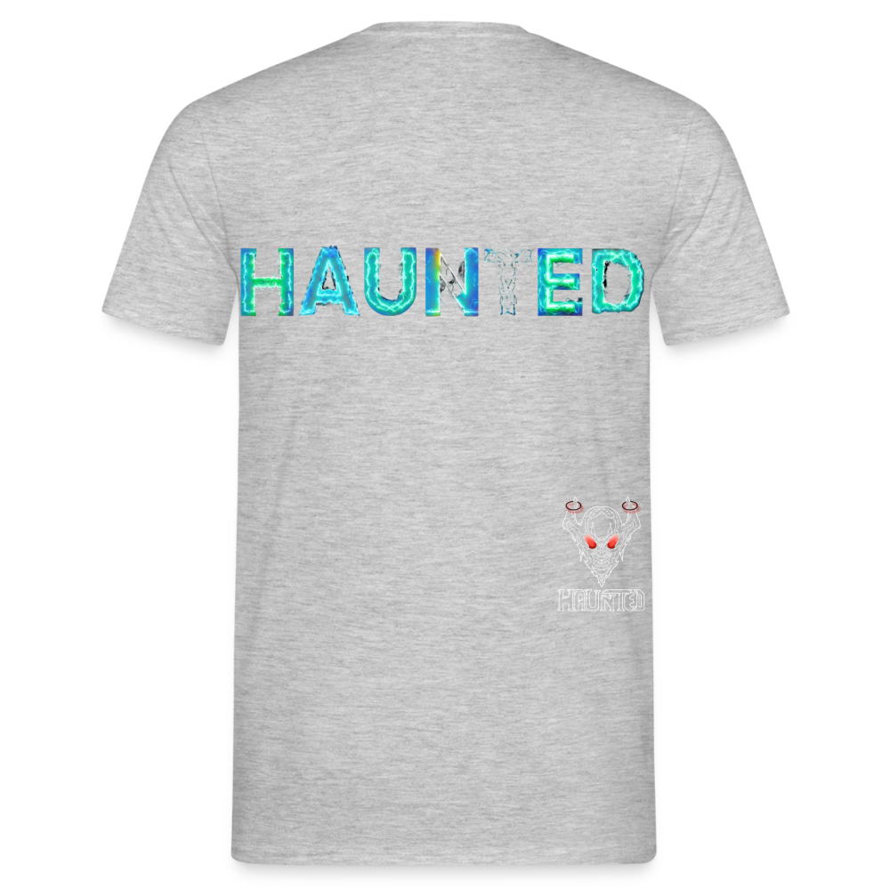 Men T-Shirt Neon Surge Aura - Grau meliert
