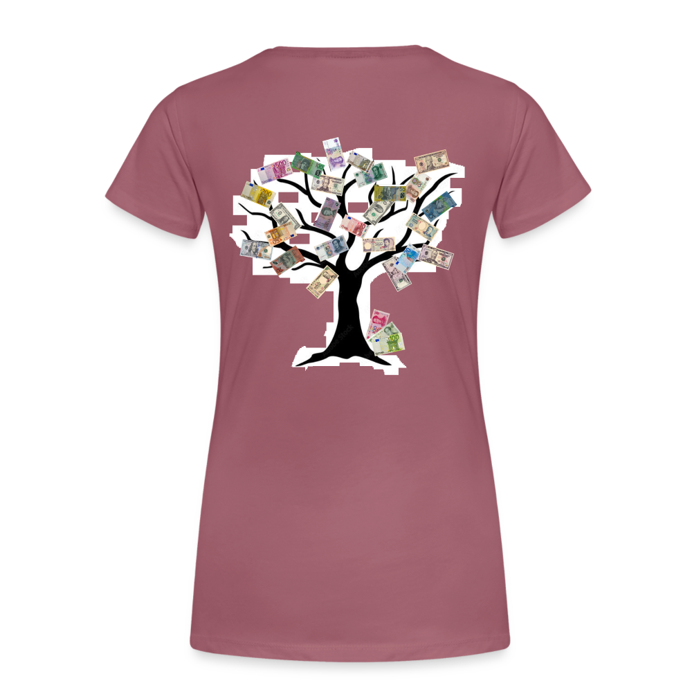 Women T-Shirt Money Tree - Malve