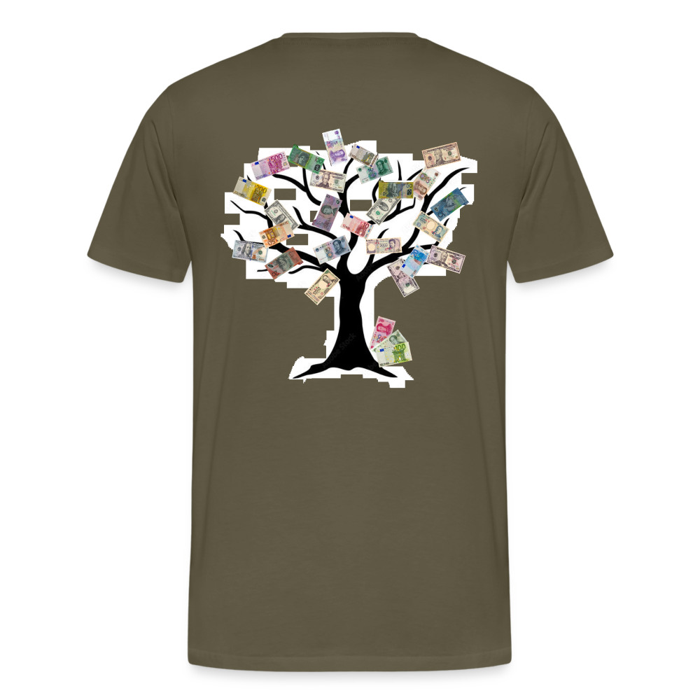 Men T-Shirt Money Tree - Khaki