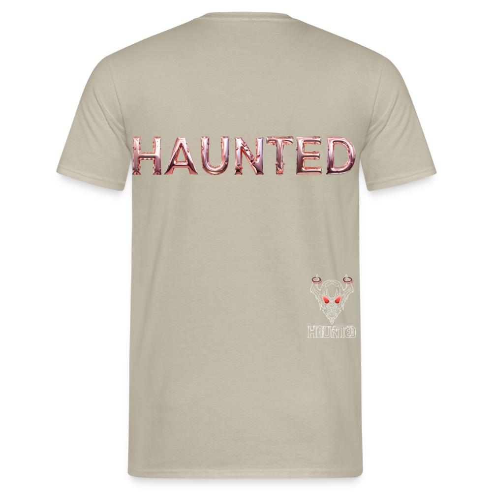 Men T-Shirt Rose Gold Radiance - Sandbeige