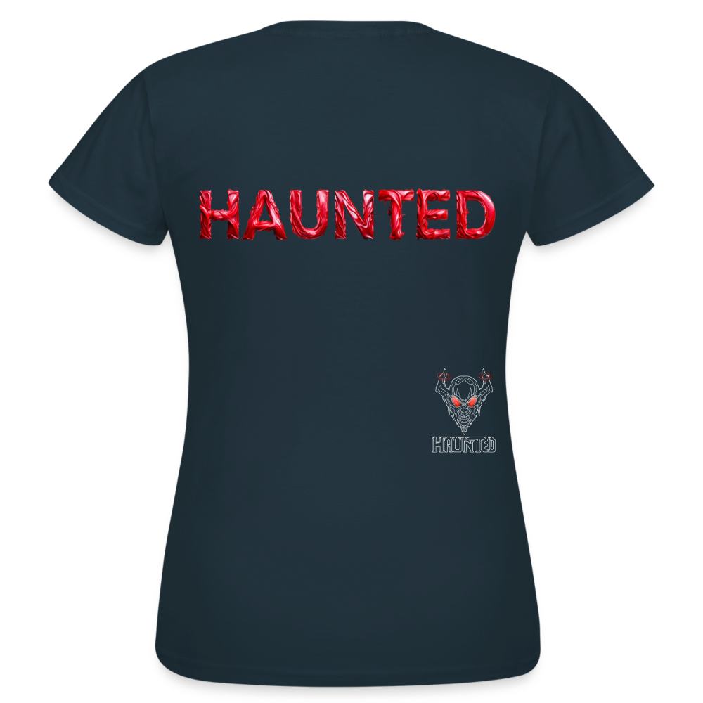 Women T-Shirt Crimson Silk Blaze - Navy