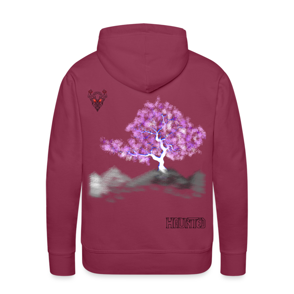 Man Hoodie Cherry Blossom - Bordeaux