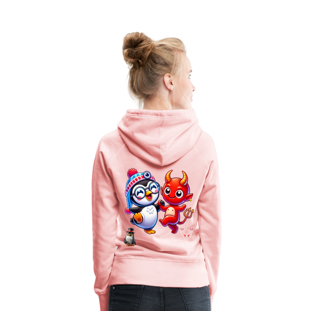 Women Hoodie Dancing with Devil - Kristallrosa