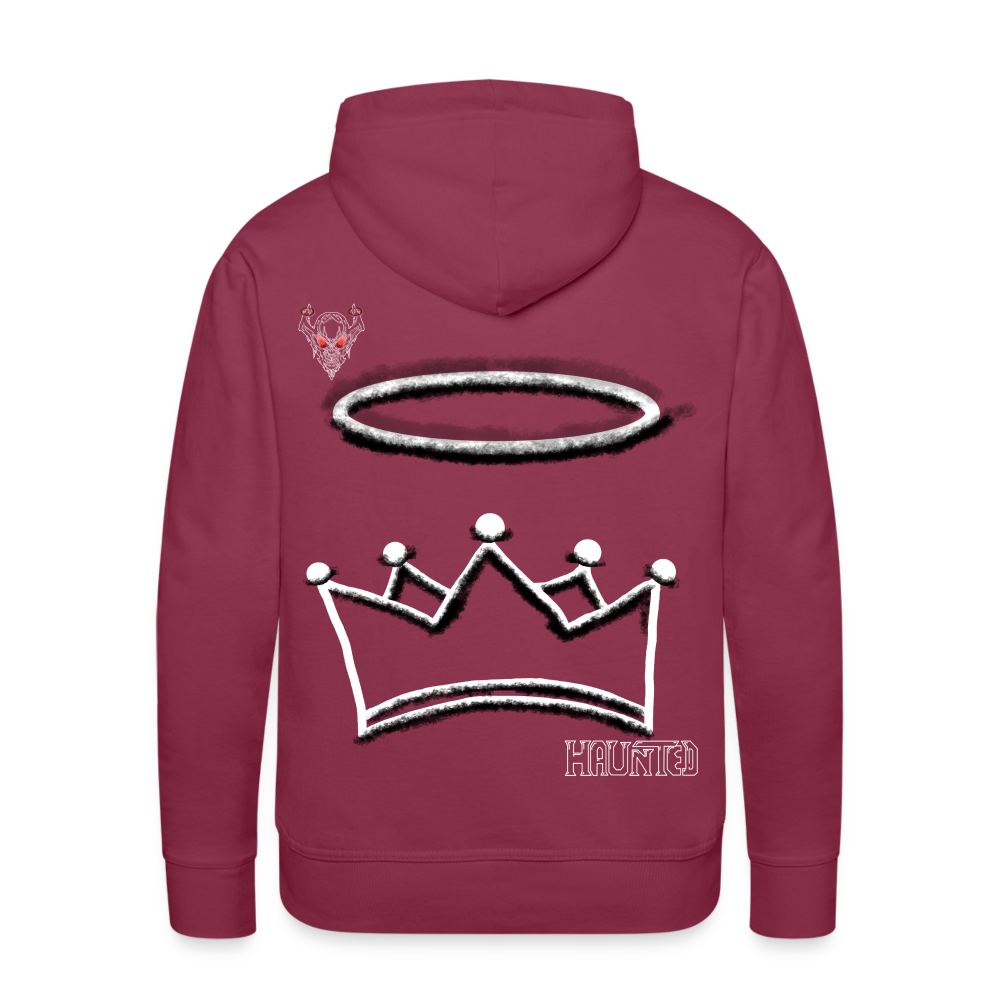 Man Hoodie Crown and Ring Light - Bordeaux