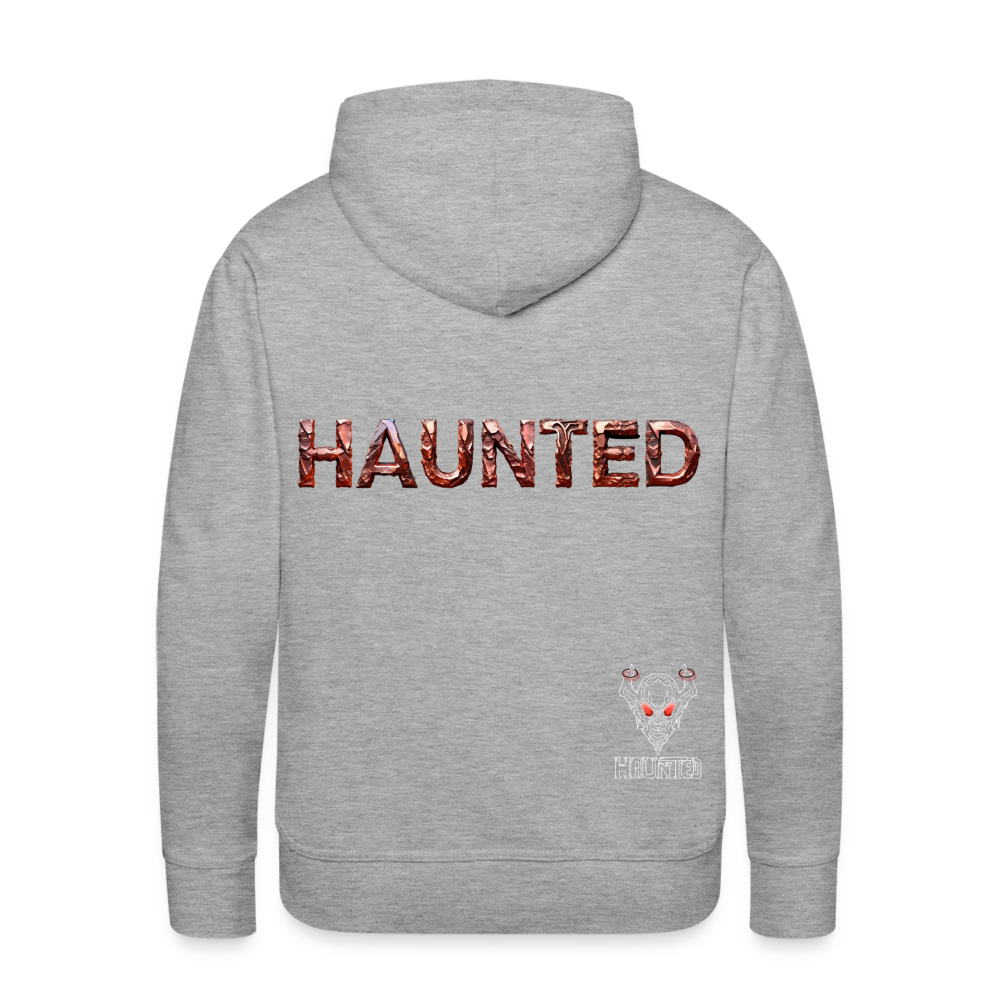 Men Hoodie Forged Ember Steel - Grau meliert