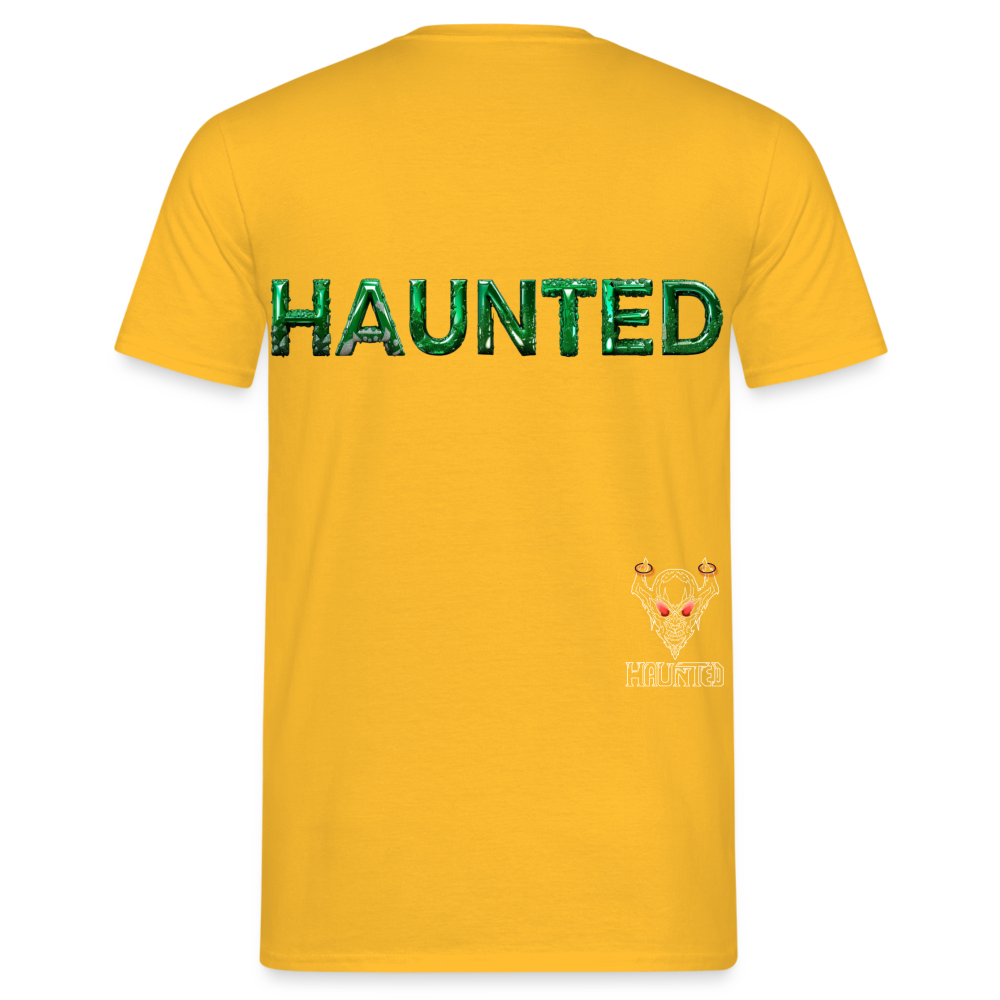 Men T-Shirt Mystic Emerald Dew - Gelb