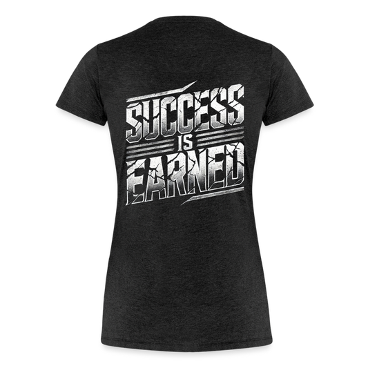 Women T-Shirt Success is Earned - Anthrazit