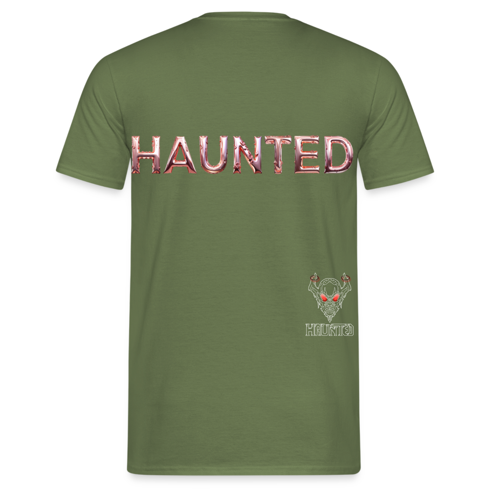 Men T-Shirt Rose Gold Radiance - Militärgrün