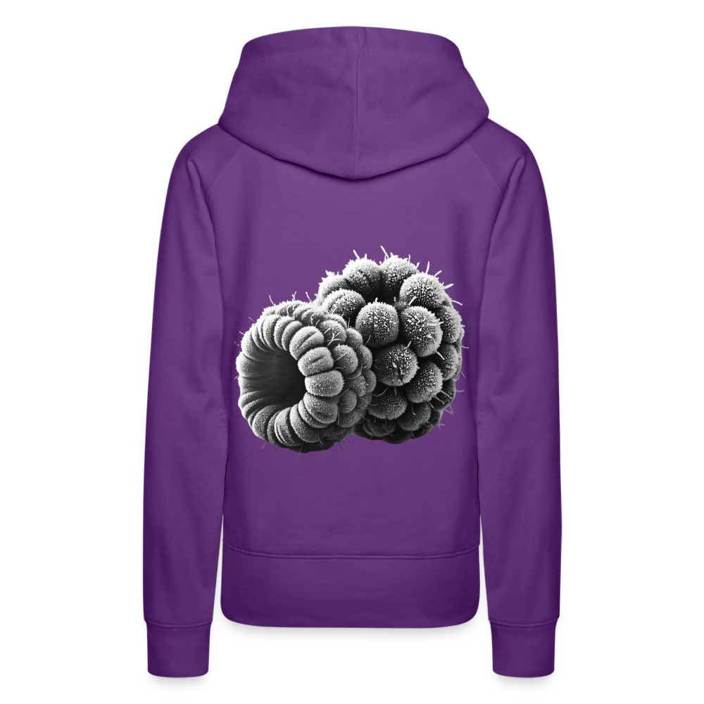 Women Hoodie Frozen Berries - Purple