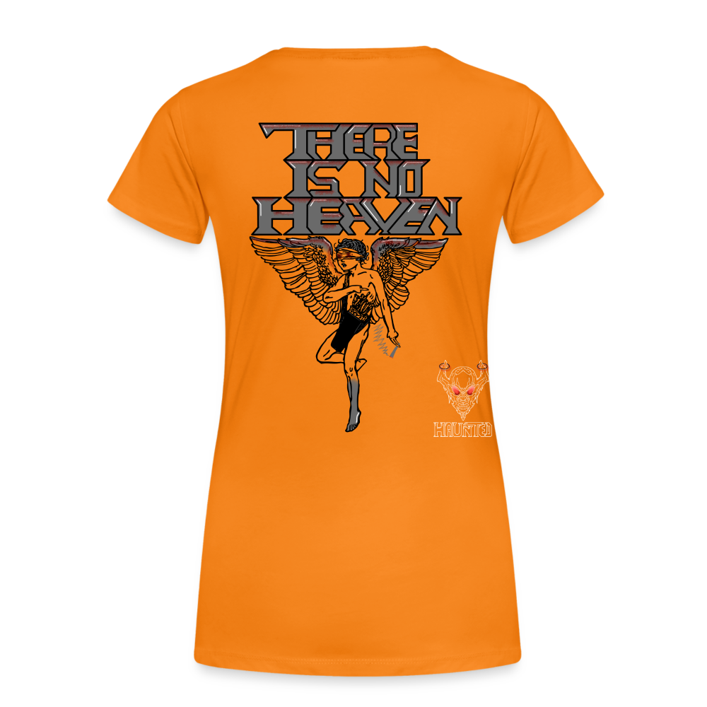 Woman T-Shirt There Is No Heaven bloody - Orange