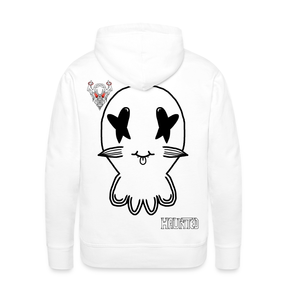 Man Hoodie Ghost No Doodle Dark - Weiß