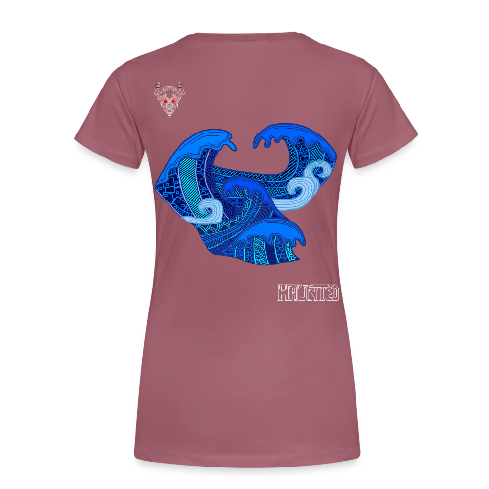 Woman T-Shirt Waves Light - Malve