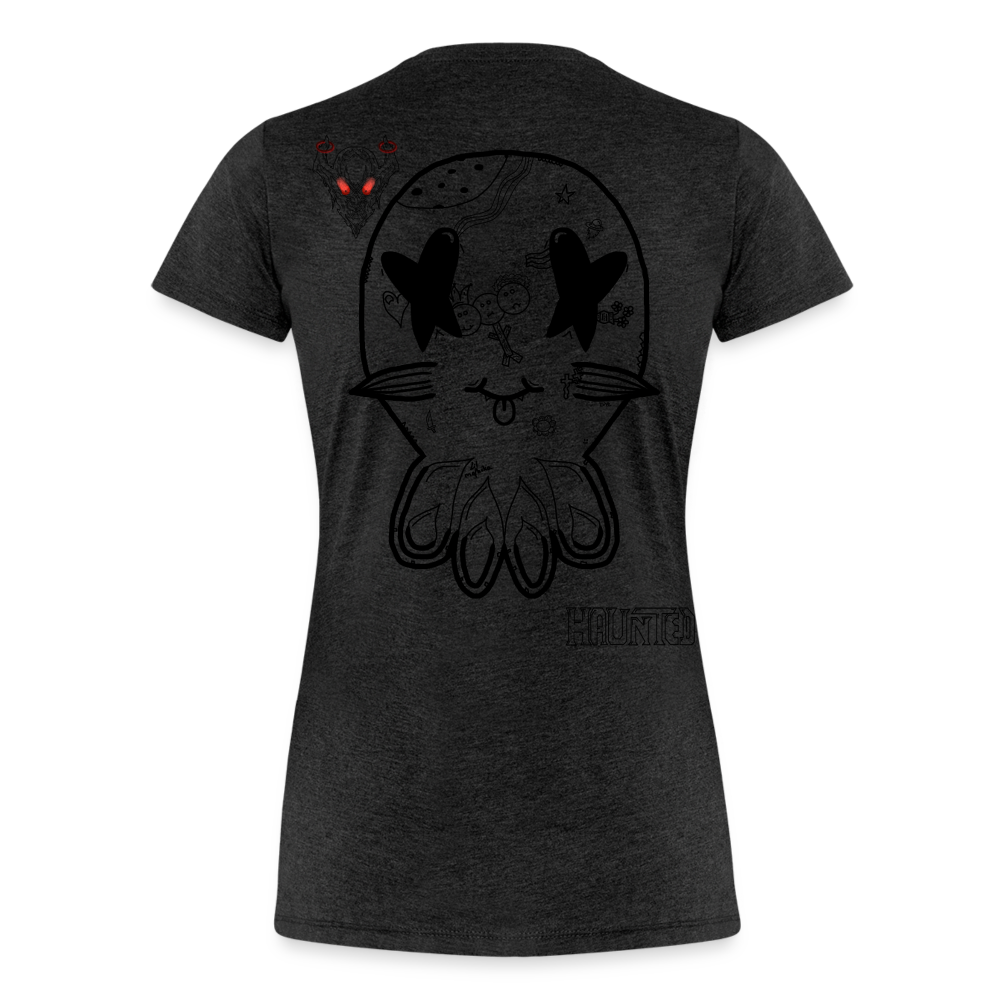 Woman T-Shirt  Ghost Doodle Dark - Anthrazit