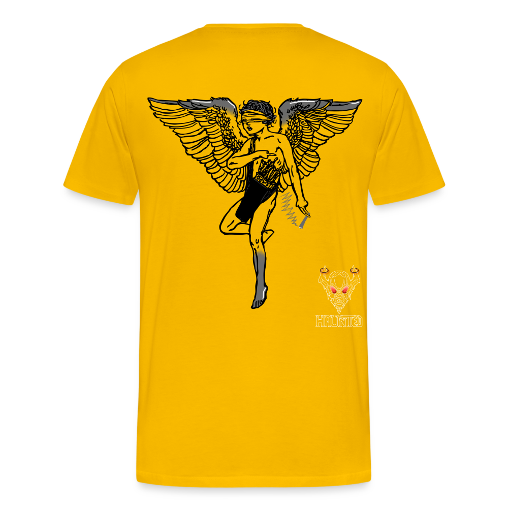 Men T-Shirt Angel - Sonnengelb