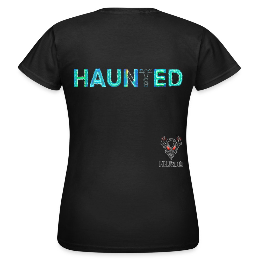 Women T-Shirt Neon Surge Aura - Schwarz