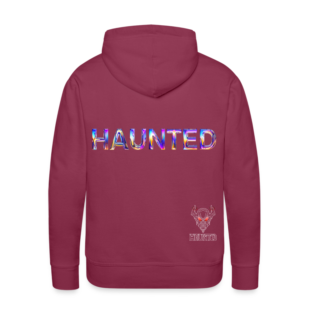 Men Hoodie Prism Glow Essence - Bordeaux