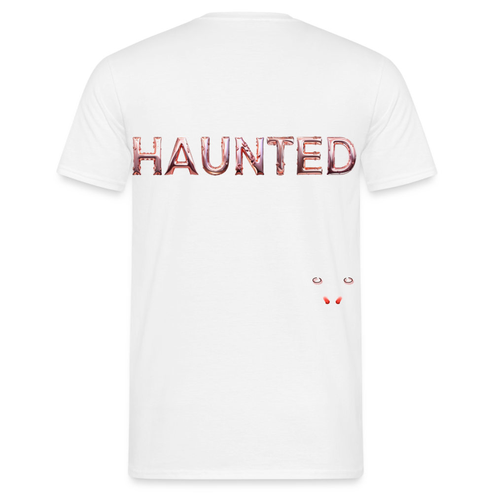 Men T-Shirt Rose Gold Radiance - Weiß