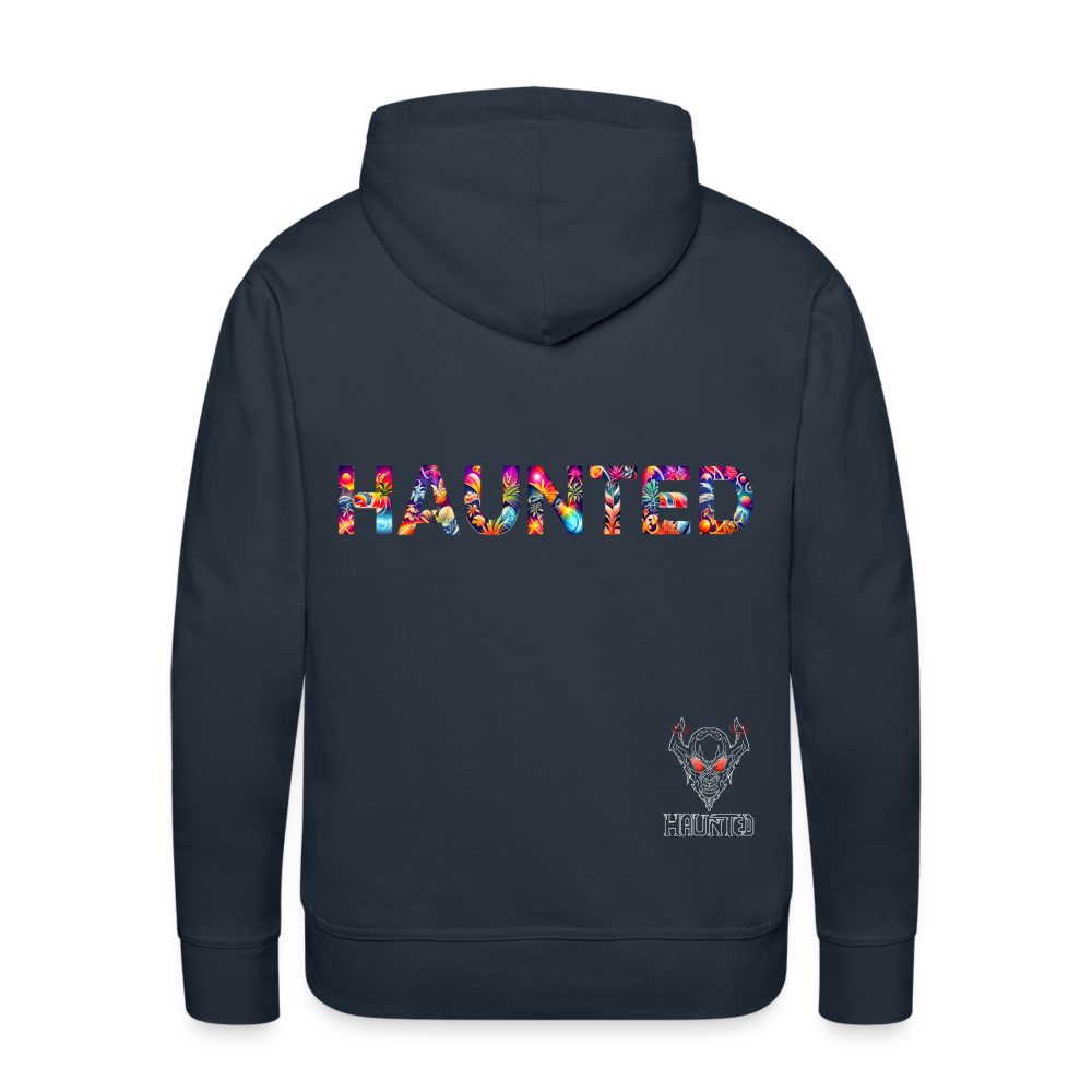 Men Hoodie Tropical Glow Essence - Navy