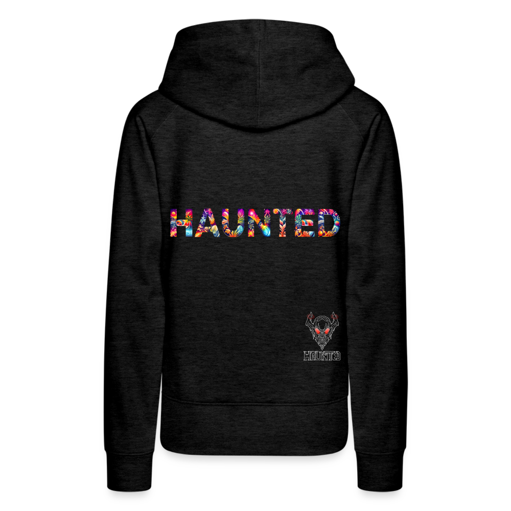 Women Hoodie Tropical Glow Essence - Anthrazit
