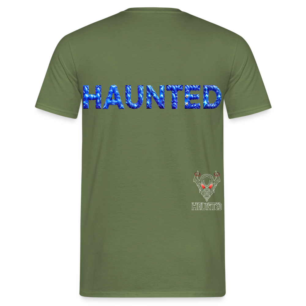 Men T-Shirt Sapphire Night Glow - Militärgrün