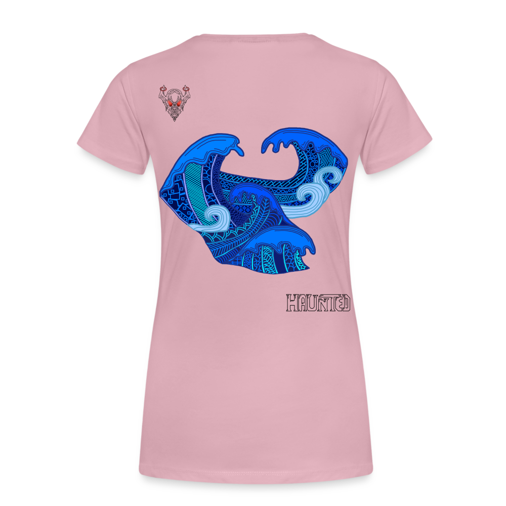 Woman T-Shirt Waves Dark - Hellrosa