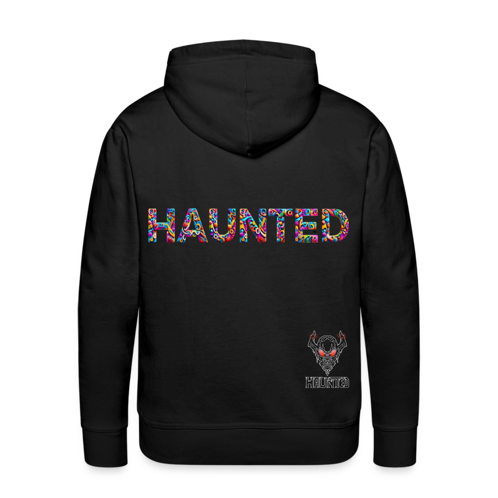 Men Hoodie Haunted Doodle Dreams - Schwarz