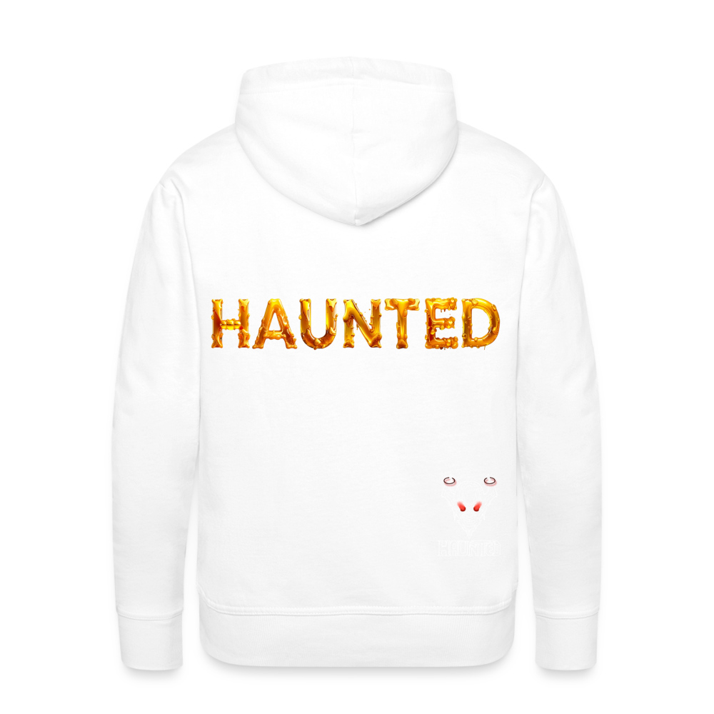 Men Hoodie Golden Nectar Glow - Weiß