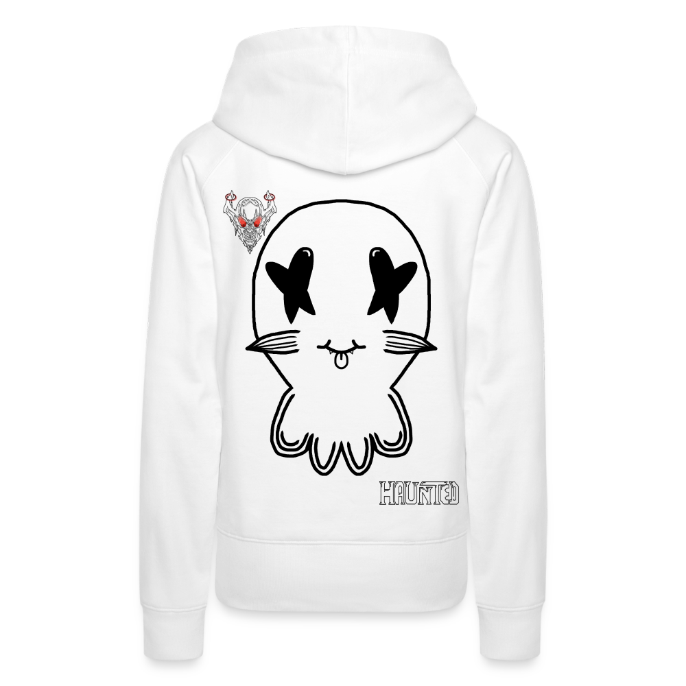 Woman Hoodie Ghost No Doodle Dark - Weiß
