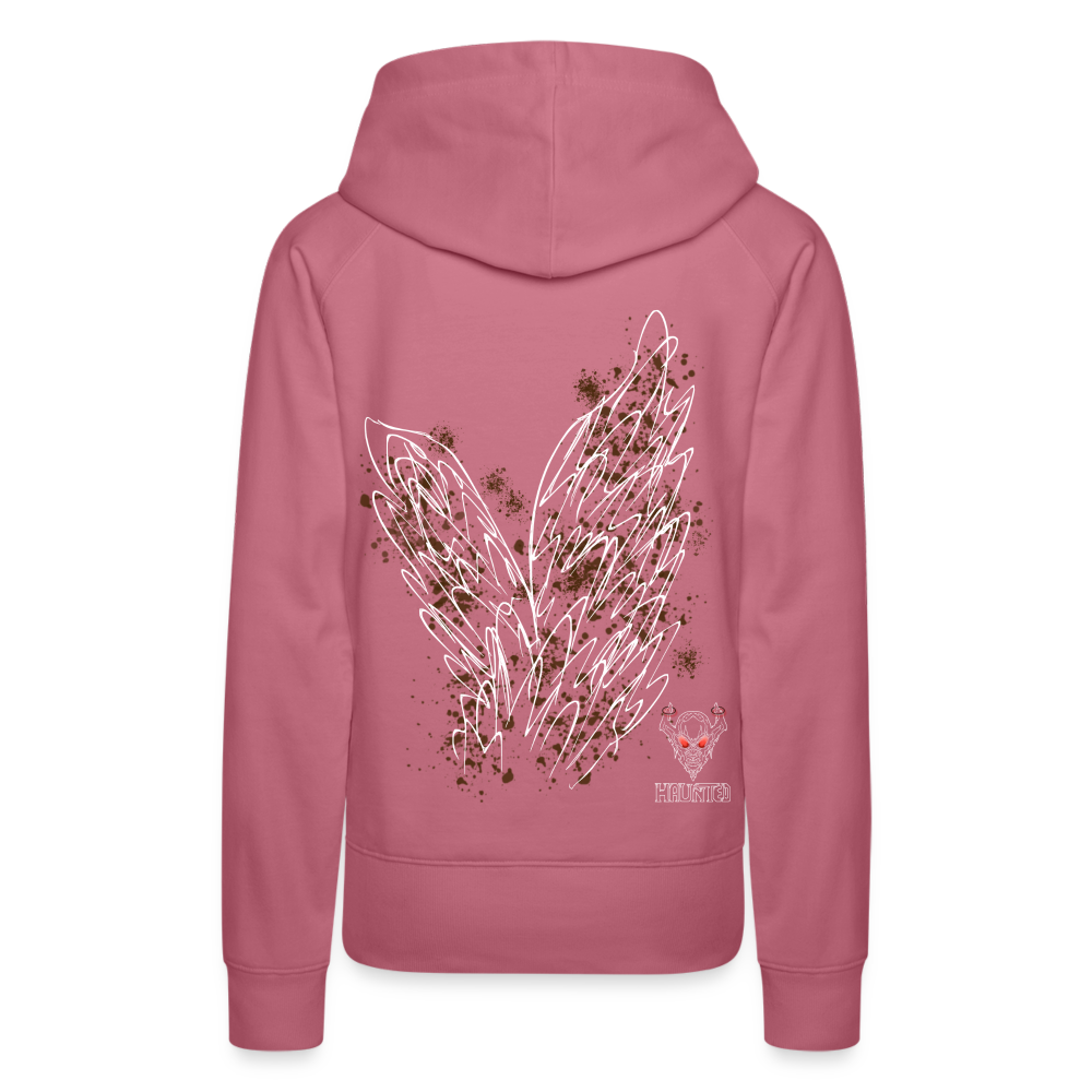 Women Hoodie Brown Wings - Malve