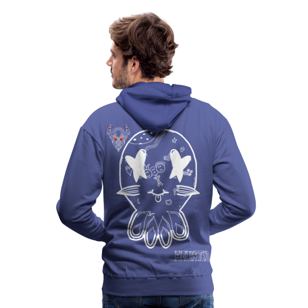 Man Hoodie Ghost Doodle Light - Königsblau
