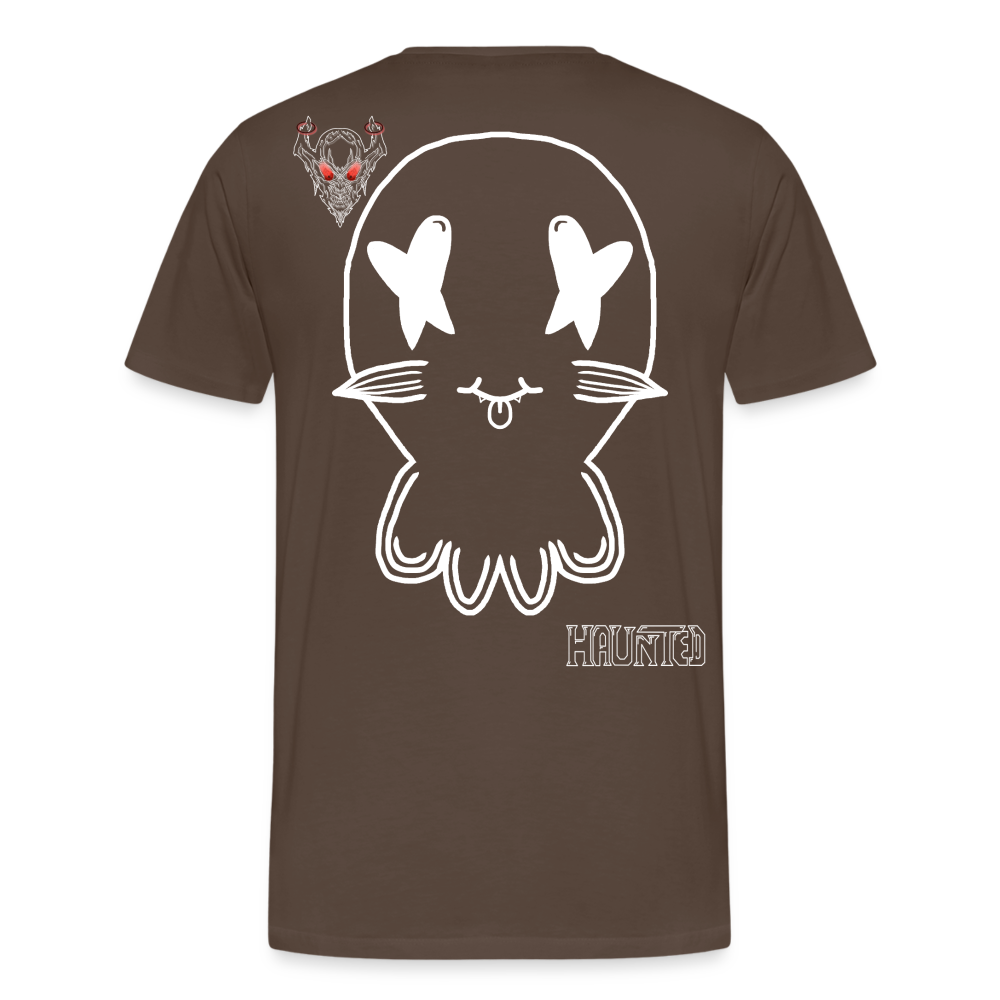 Man T-Shirt Ghost No Doodle Light - Edelbraun