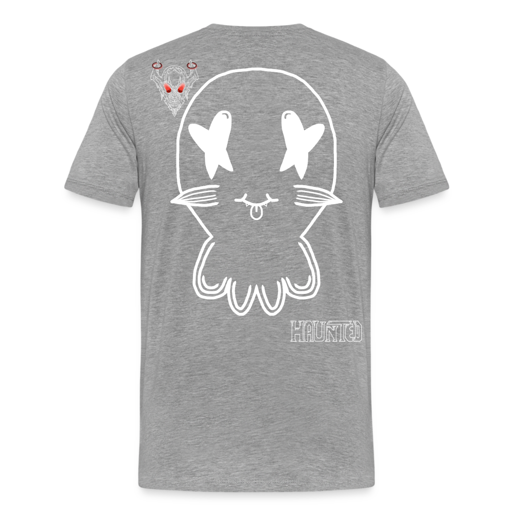 Man T-Shirt Ghost No Doodle Light - Grau meliert