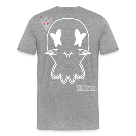Man T-Shirt Ghost No Doodle Light - Grau meliert
