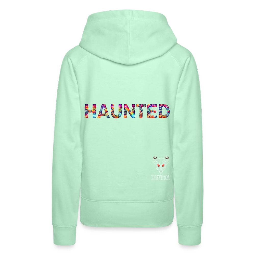 Women Hoodie Tropical Glow Essence - helles Mintgrün