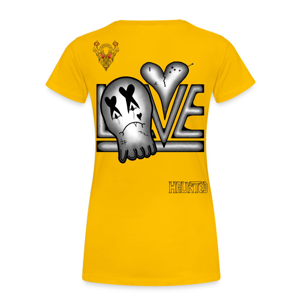 Woman T-Shirt LOVE - Sonnengelb