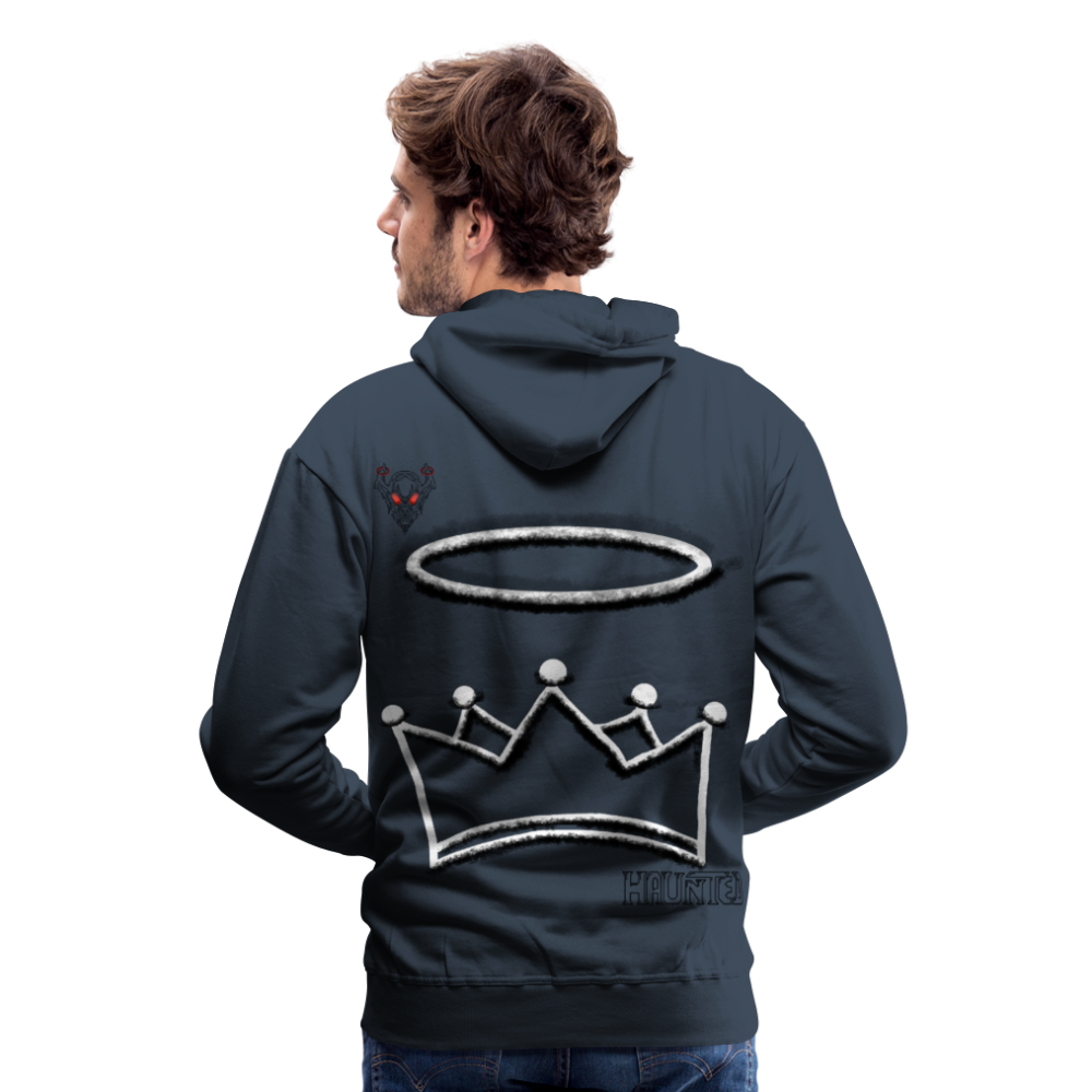 Man Hoodie Cown and Ring Dark - Navy