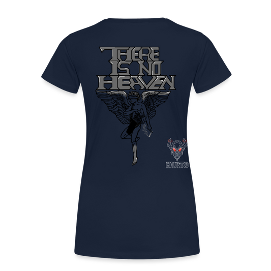 Woman T-Shirt There Is No Heaven - Navy