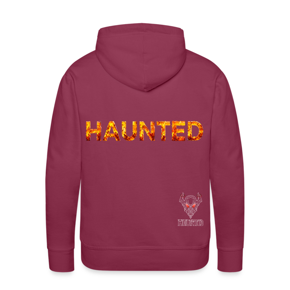 Men Hoodie Amber Flame Essence - Bordeaux