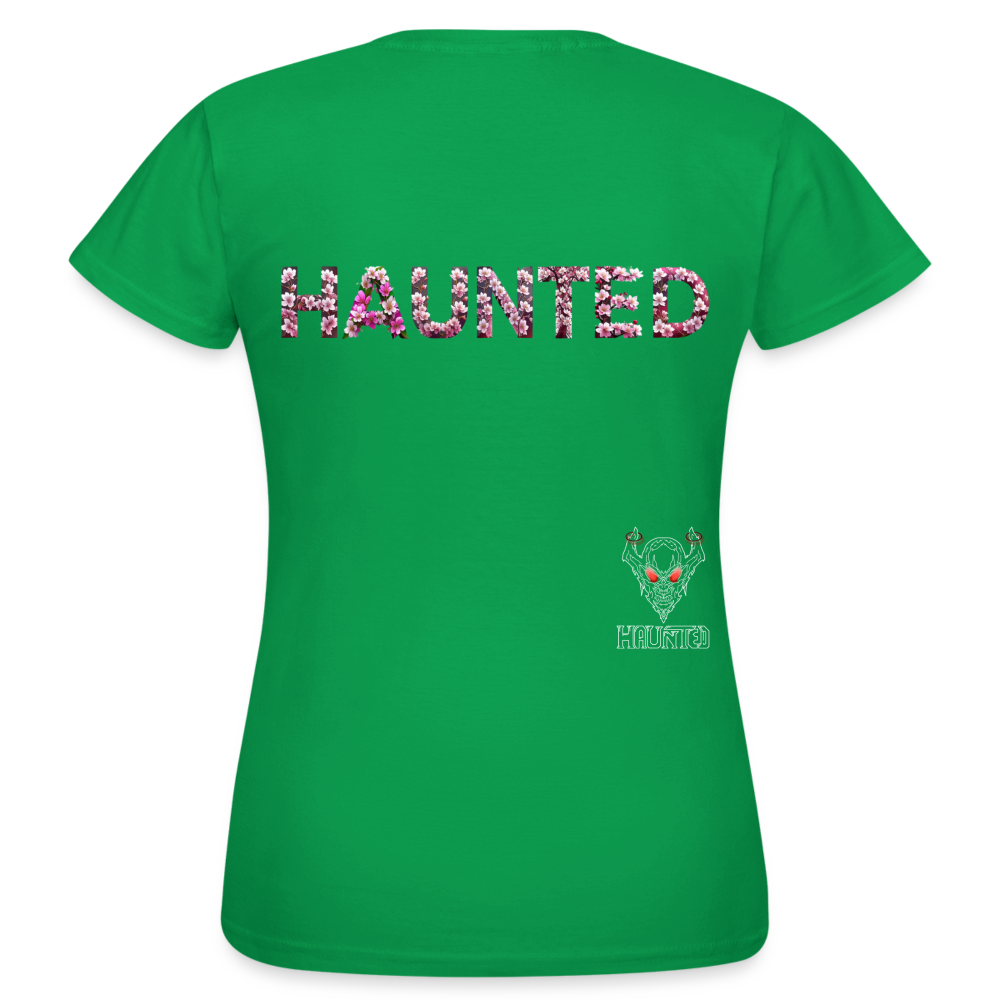 Women T-Shirt Blossom Ghost Mist - Kelly Green