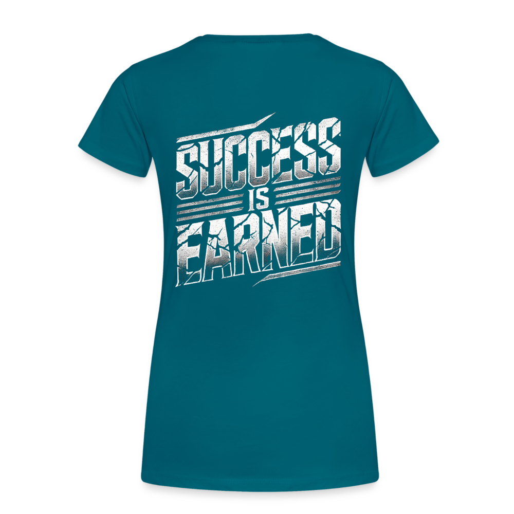 Women T-Shirt Success is Earned - Divablau